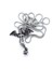 Stainless Steel Sword Dragon Necklace 2