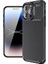 Apple iPhone 15 Pro Max Uyumlu Kılıf Rugged Armor Karbon Desenli Lüx Negro Silikon Arka Kapak Siyah 1