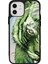 Apple iPhone 12 Green Kaplan Tasarımlı Glossy Telefon Kılıfı 1