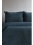 İssimo Home Savanna Yıkanmış Pamuk Poplin Lacivert Yatak Örtüsü 180*260cm. 2