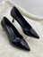 Siyah Rugan Alçak Kadeh Ökçe Stiletto - Siyah - 37 - ST01965-SİYAH-37 1