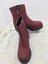 Çiğdem Bordo Gerçek Crayz Deri Kısa Bot (B8A) - Bordo - 39 - ST01497-BORDO-39 2