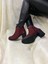 Çiğdem Gerçek Deri Bordo Süet Fermuarlı Topuklu Kadın Bot (B12) - Bordo - 39 - ST01441-BORDO-39 3