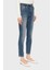 Yüksek Bel Skinny Fit Dar Paça Streç Jeans Bayan Kot Pantolon 100161 A0ZT Pjz 2