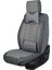 Infiniti EX30D Lüx Deri Oto Koltuk Kılıfı 5'li Set Tam Takım Cross Füme 3