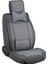 Infiniti EX30D Lüx Deri Oto Koltuk Kılıfı 5'li Set Tam Takım Cross Füme 4