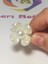 6 Adet Incili Lotus Plastik Peçete Yüzüğü - Halka 4 cm - Lüks Peçete Halkası 3