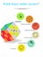 Rubik Küpü Göz Kamaştırıcı Altı Renkli Yeni Başlayanlar Için Giriş Seviyesi Yarış Eğitici Oyuncaklar Çocuklar Için (Yurt Dışından) 4