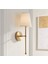 Fico Home Modern Pilli Aplik Eskitme Gold Krem Abajur Tak Kullan 2