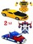 Bumblebee Transformers Optimus Prime Transformers Robota Dönüşen Çek Bırak Oyuncak Araba Ikili Set 1