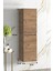 Yıldız 35*130 cm Atlantik Çam Mdf Asma Banyo Boy Dolabı 4