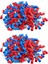 400 Adet 16-14 Awg Kırmızı Mavi Tel Konektörü Yalıtımlı Çatal Terminali #4 (Yurt Dışından) 1