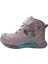 Kız Çocuk Pembe-Lila Ultra Hafif Taban Hologramlı Spor Bot Ayakkabı NOXIS3657-99 5