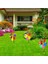 5 Adet Yel Değirmenleri Renkli Rüzgar Spinner 3D Hayvan Fırıldak Bahçe Süsleme Açık Yard Çim Veranda Dekor ve Parti Için (Yurt Dışından) 3