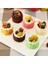 6 Adet Yapay Simülasyon Kek, Gerçekçi Cupcake Ekmek Tatlı Modeli Ekran Kek Fotoğraf Prop Ev Dekorasyon (Yurt Dışından) 2