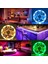 Renk Değiştiren Müzik Senkronizasyonu ile LED Işık Rgb Işıklar 44 Kızılötesi Uzaktan Kumanda Ev Partisi Için LED Işıklar 2 M B (Yurt Dışından) 3