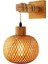 Retro Duvar Lambası Dokuma Rattan Ahşap Aplikler Oturma Odası Başucu Lambası Eski Yatak Odası Dekorasyon Aydınlatma-A (Yurt Dışından) 1