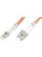 LC-SC Fiber Optik Patch Kablo, Multimode OM 2 50/125 Duplex, 3.0mm, LSZH, 5 metre 1