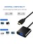 HDMI Girişi Olan Her Cihaz Için VGA Dönüştürücü Çevirici Kablo (3.5mm Jack Ses Portu 16CM) 5