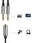 Kulaklık ve Mikrofonu Aynı Anda Kullanın 3.5mm Jack Ses ve Mikrofon Girişi Audio Çoğaltıcı Kablo 2