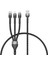 Tüm Telefon ve Tabletler Için Type-C, Lightning, Micro Usb, Data ve Hızlı Şarj Kablosu (30CM) 1