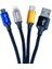 Anahtarlık Tasarımlı, Type-C, Micro, Lightning Hızlı Şarj ve Data Veri Aktarım 3 In 1 USB Kablo 2