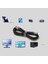 Thunderbolt 3, Usb-C, Displayport Uyumlu Iki Ucu Type-C Usb4 Pd Data Kablosu (0.2 METRE-240W-40GBPS) 5