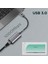 Bir Ucu Usb-A Diğer Ucu USB 3.0 Hızlı Internet Ethernet Dönüştürücü RJ45 Kablo (1000MBPS 22CM) 2
