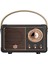 HM11 Akıllı Bluetooth Hoparlör Taşınabilir Akıllı Radyo USB Subwoofer Retro Bluetooth Hoparlör Siyah (Yurt Dışından) 1