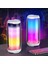 Renkli Işık ile LED Kablosuz Bluetooth Hoparlör Açık Taşınabilir Fm Radyo Takılabilir Kart Mikrofon Stereo Subwoofer, Siyah (Yurt Dışından) 5