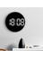 9 Inç LED Dijital Duvar Saati Uzaktan Kumanda Işık Sensörü Modu Kapanma Bellek Masa Saati Duvara Monte Çift Alarm Beyaz (Yurt Dışından) 5