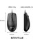 Lenovo Lecoo MS101 USB Kablolu 1200DPI 3 Tuşlu Optik Mouse Siyah 4