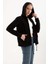 Kadın Fermuarlı Polar Sweat 23K0851K1 Siyah 1