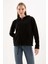 Kadın Fermuarlı Polar Sweat 23K0851K1 Siyah 2