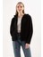 Kadın Fermuarlı Polar Sweat 23K0851K1 Siyah 4