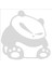 Mutsuz Panda Araç Sticker 20X20 cm 3