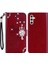 Samsung Galaxy A15 4g Kılıf Rhinestone Dekor Deri Stand Cep Telefonu Cüzdan Kapağı (Yurt Dışından) 1