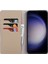 Samsung Galaxy S23 Fe Kılıf Litchi Dokusu Inek Deri Telefon Kapağı Kayışlı (Yurt Dışından) 2