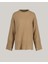 Kadın Yeşil Relaxed Fit Bisiklet Yaka Düz Kazak 4803150.248 1