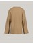 Kadın Yeşil Relaxed Fit Bisiklet Yaka Düz Kazak 4803150.248 2