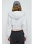 Kapüşonlu Fermuarlı Crop Sweatshirt 2