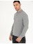 Erkek Gri Melanj Slim Fit Basic Sweatshirt 50276035-VR086 2