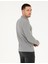 Erkek Gri Melanj Slim Fit Basic Sweatshirt 50276035-VR086 5