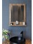 Safir Banyo Aynası, Dresuar, 60X45 Raflı Banyo Aynası 1