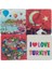 Türkiye Temalı Dörtlü Taş Magnet 1