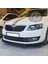 Skoda Octavia 2013-2020 Uyumlu Brabus Ön Lip 3 Parça Kanatlı Lip 1