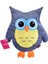 Toyuncak Baykuş Figürlü 35 cm Yastık 2