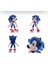 Sonic Peluş Dev Boy 35CM Boom Hedgehog Arkadaşları Figür Peluş Oyuncak Büyük Boy Amy Rose 2