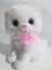 Oyuncak Pelüş Miyavlayan Kedi Papyonlu 24 cm 1