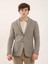 Vizon Erkek Slim Fit Düz Casual Mono Yaka Ceket 1